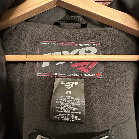 FXR Racing F.A.S.T. Softshell Jacket Women’s M Black Hooded Snowmobile Coat - Picture 3 of 6